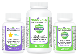 Moducare line, capsules and grape chewables
